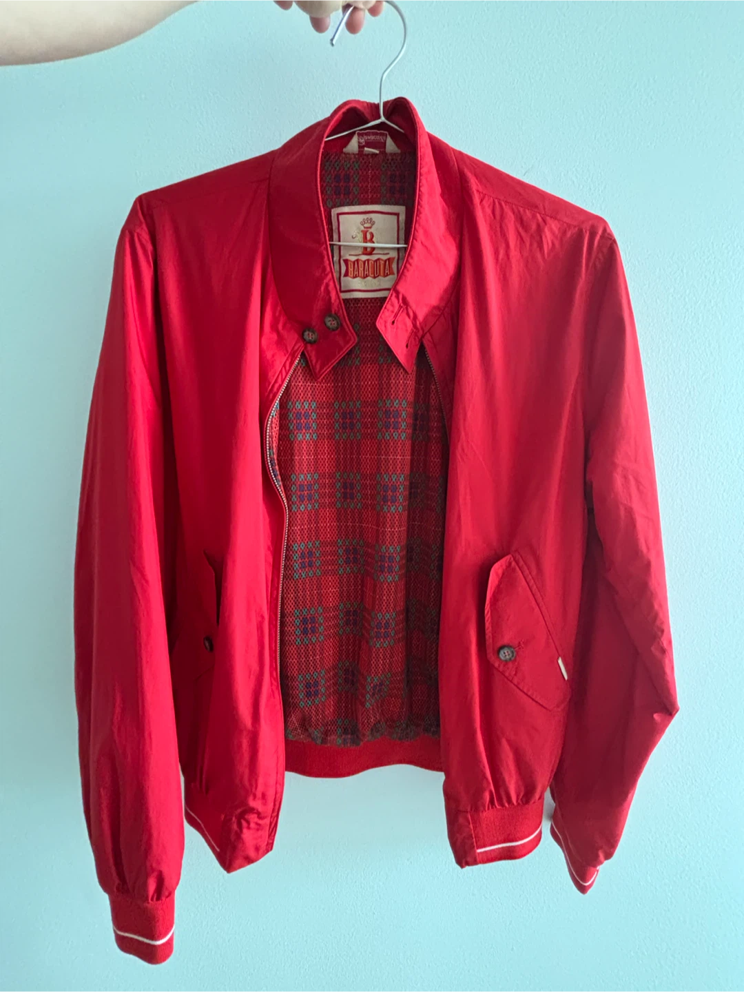Baracuta G9 Harrington Jacket - Red