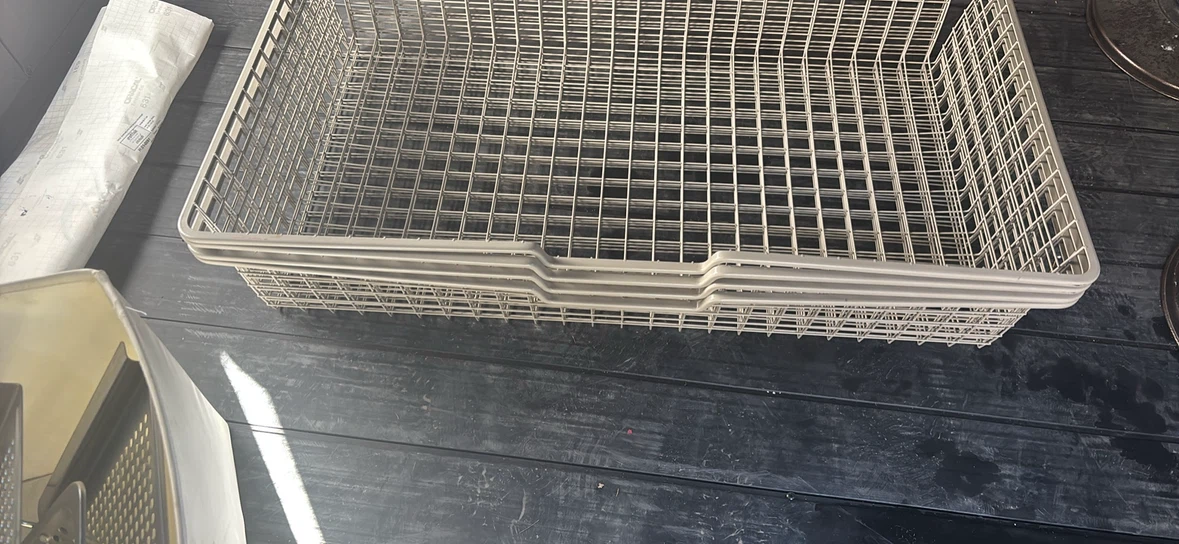 IKEA KOMPLEMENT wire baskets for wardrobe