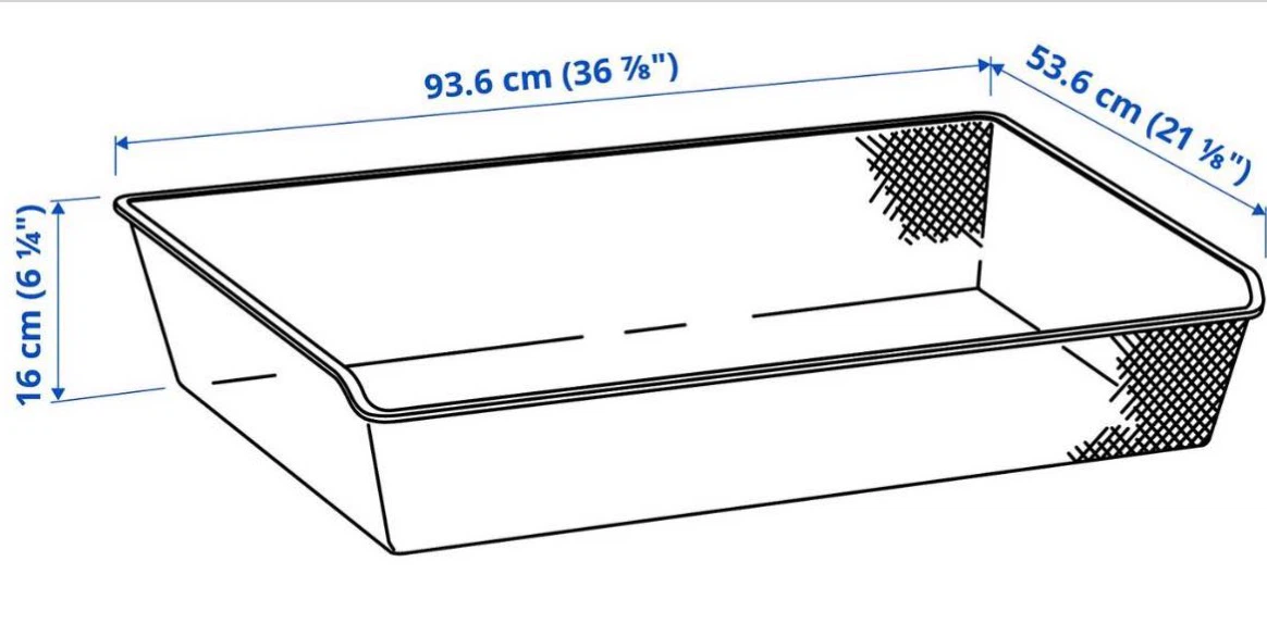 IKEA KOMPLEMENT wire baskets for wardrobe - photo 3