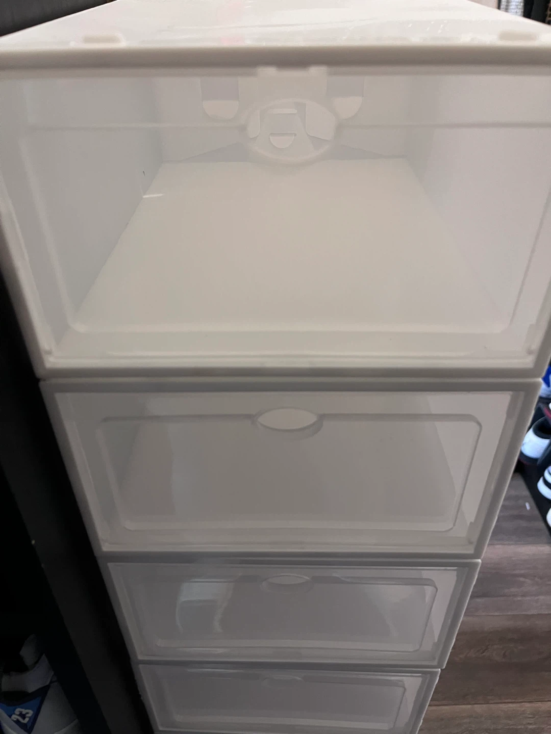 Stackable Clear Plastic Shoe Storage Boxes - photo 3