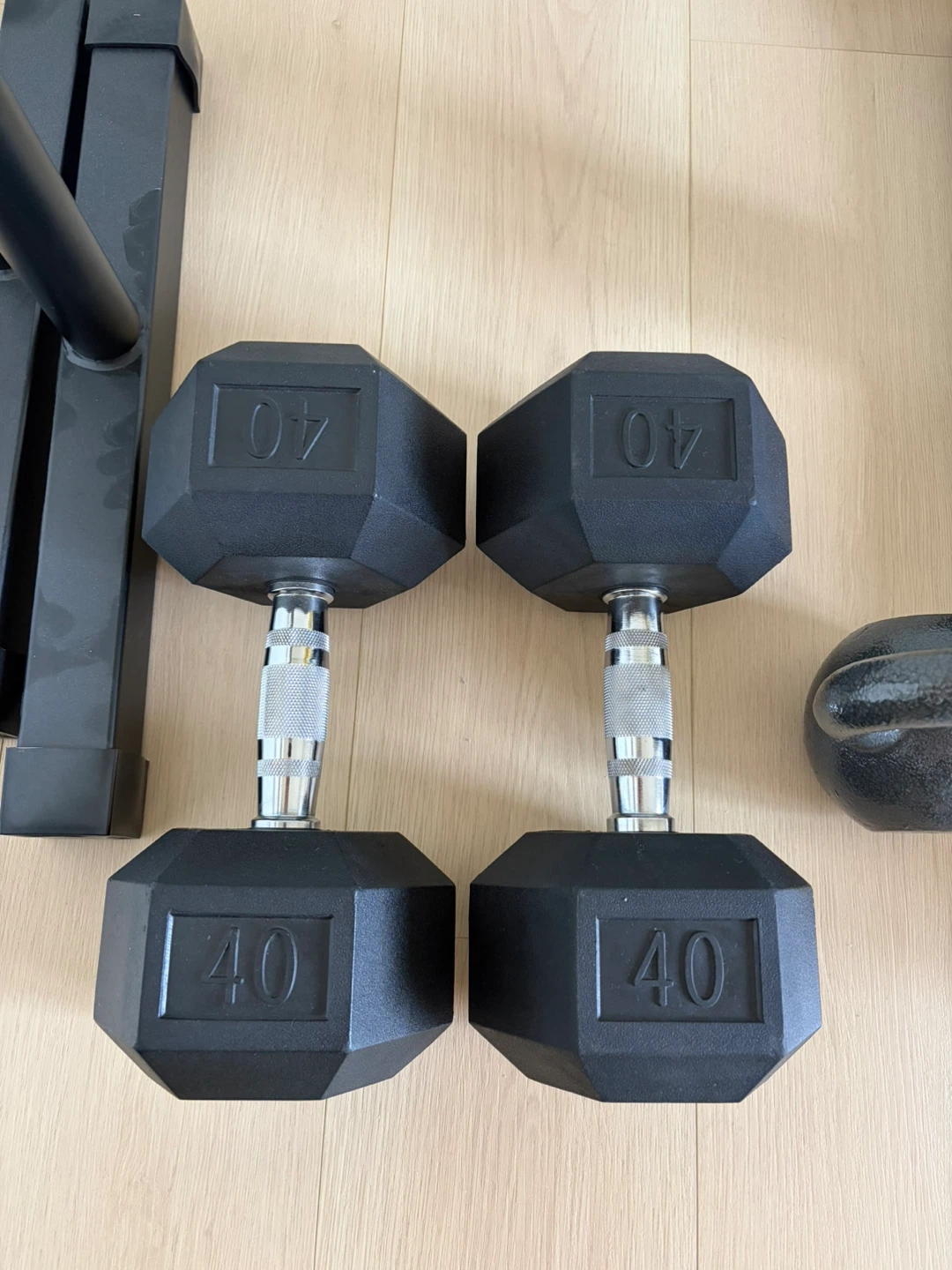 Home Gym Set with Dumbbells, Kettlebell and Dip Station - photo 2