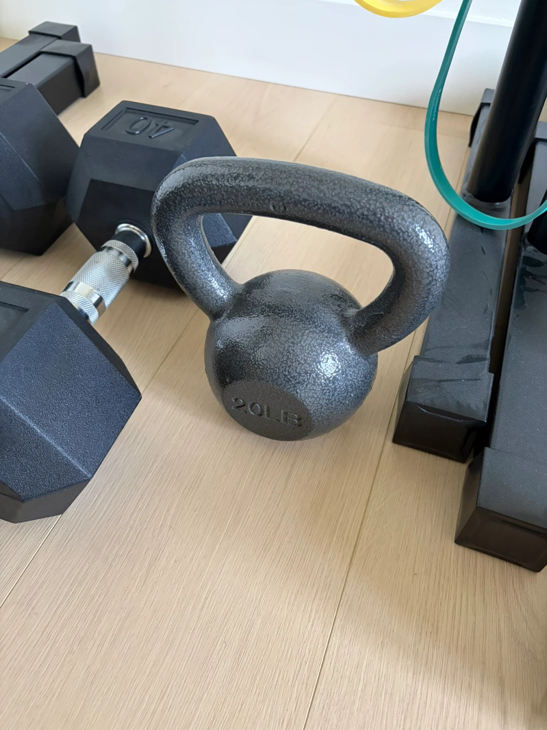 Home Gym Set with Dumbbells, Kettlebell and Dip Station - photo 4