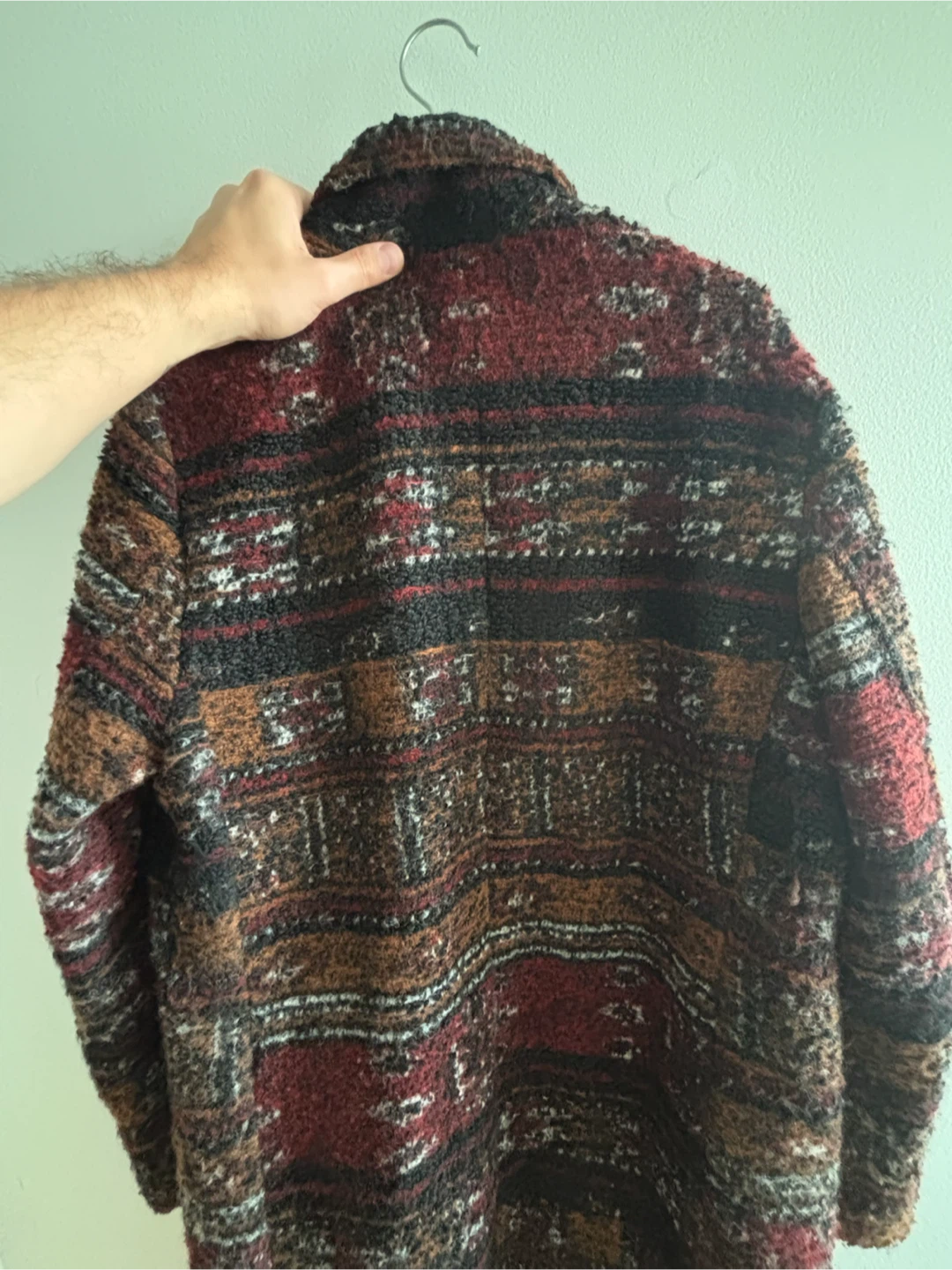 Zara Man patterned coat - photo 3