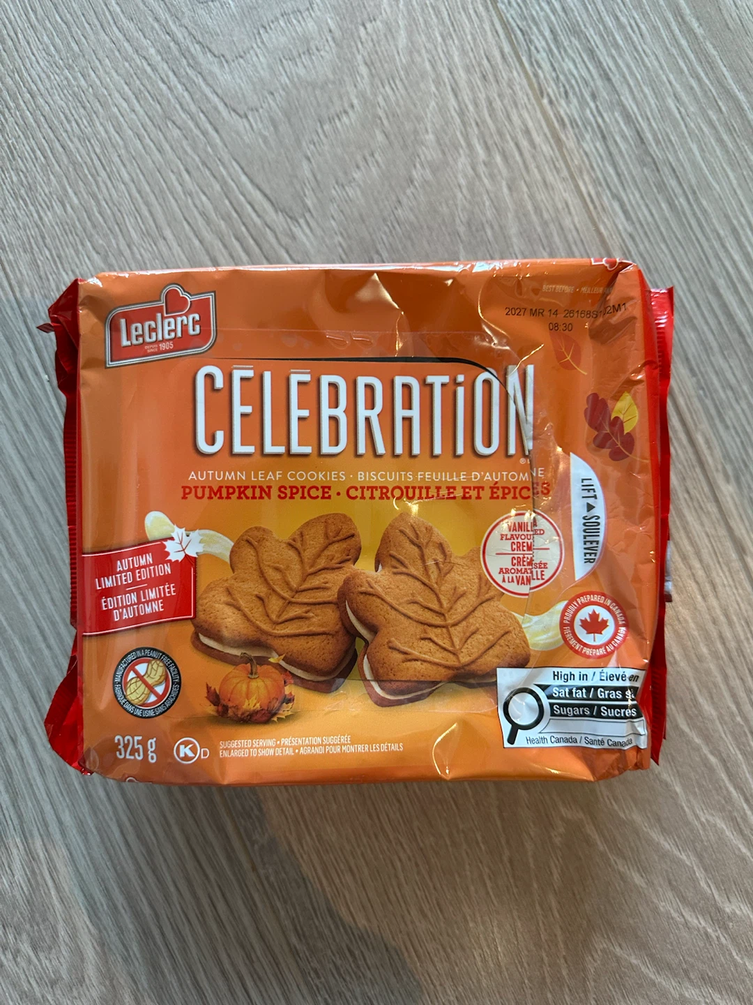 Leclerc Celebration Pumpkin Spice Cookies