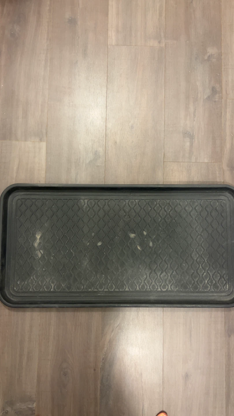 Black Rubber Boot Tray