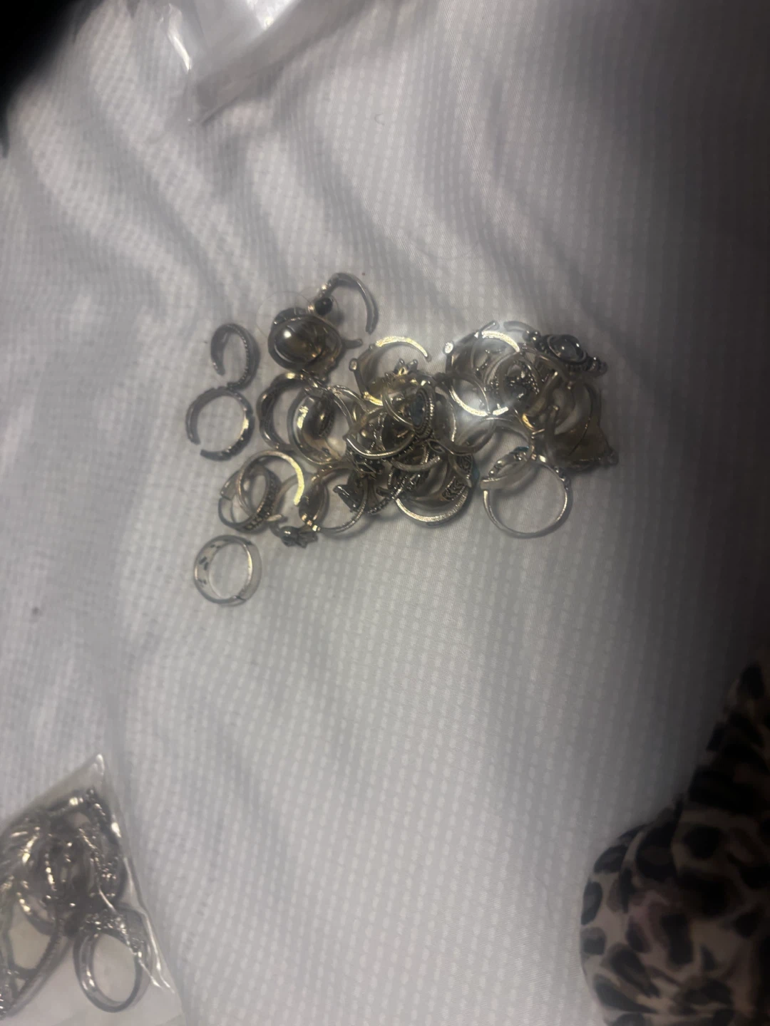 Assorted Silver-Tone Rings - photo 2