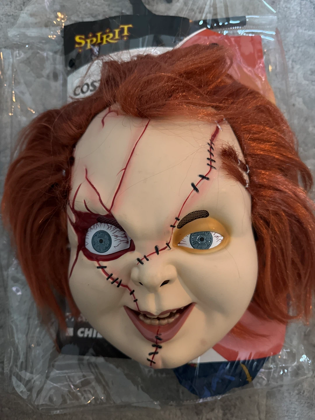 Chucky costume Good Guys Shirt and Mask Set