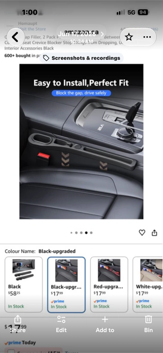 Car Seat Gap Filler Organizers - photo 2