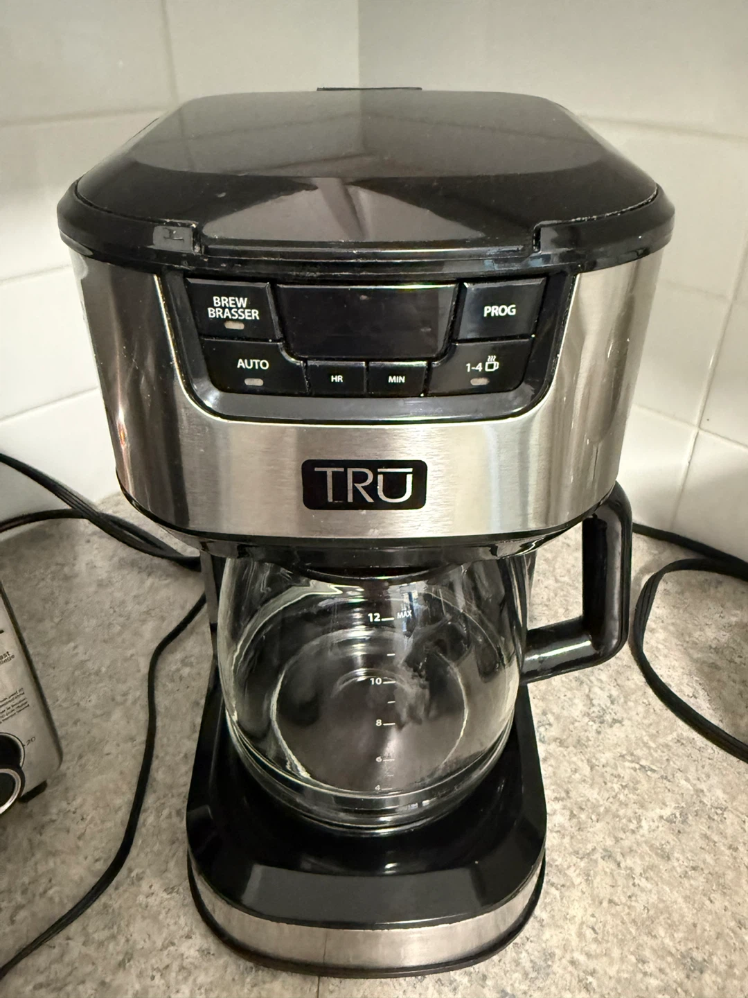 TRU 12-Cup Programmable Coffee Maker