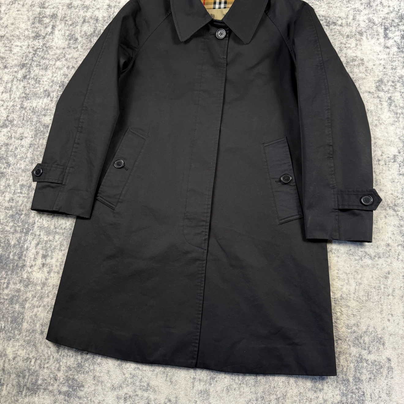 Burberry The Camden Black Cotton Car (Women’s) Coat - photo 3