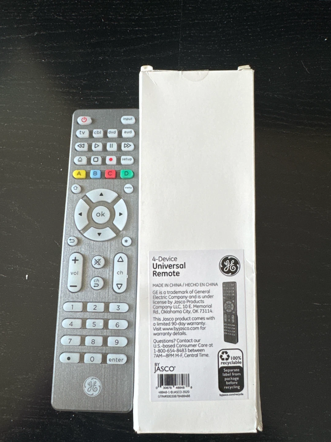GE 4-Device Universal Remote