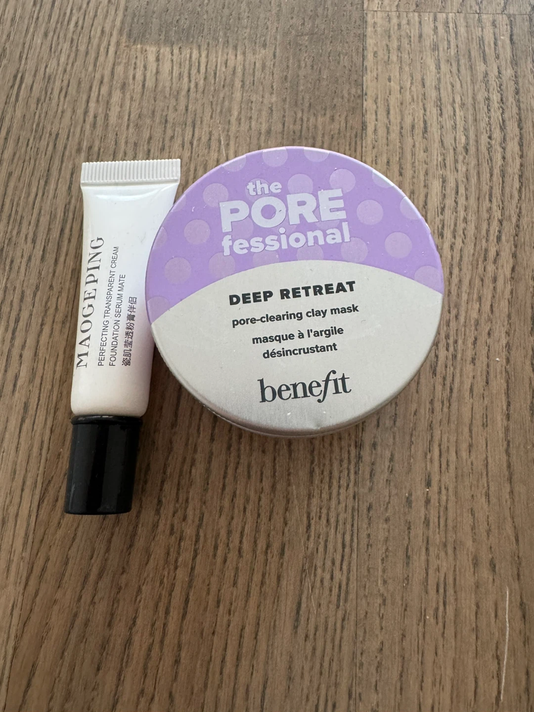 Maogeping Cream and Benefit Porefessional Mask