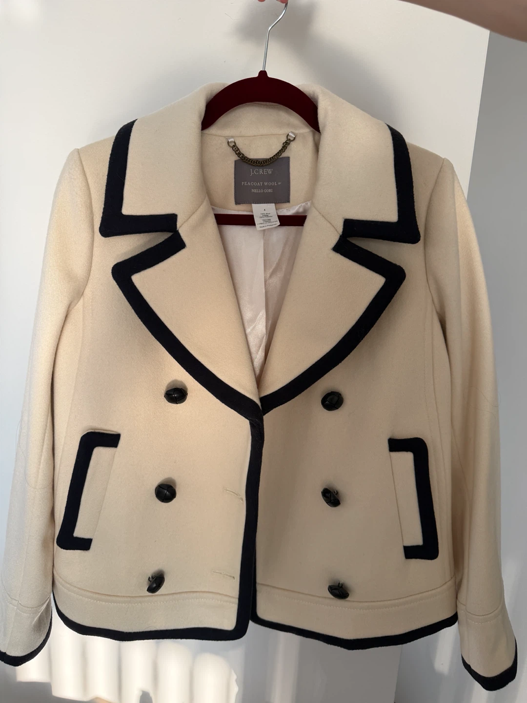 J.Crew Peacoat Wool by Nello Gori