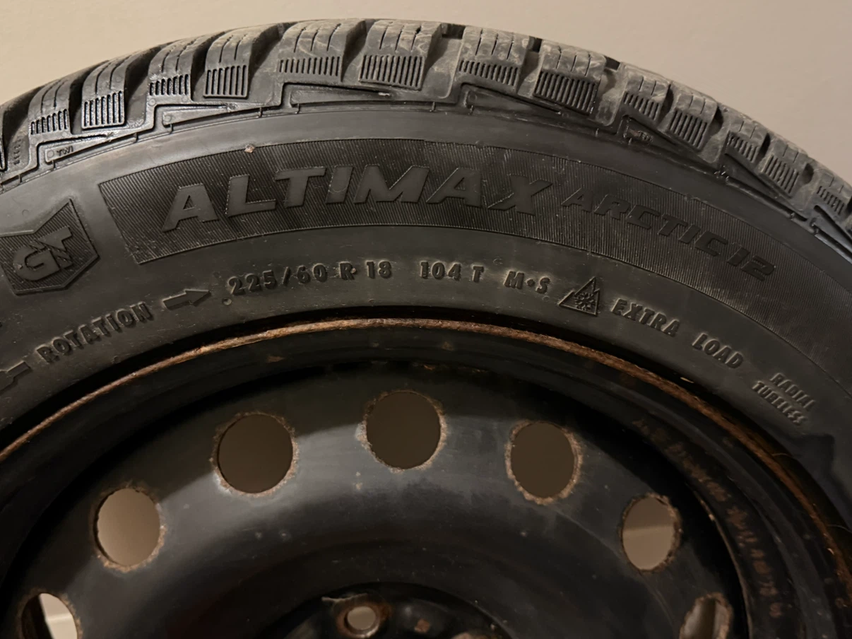 General Altimax Arctic 12 Winter Tire with Steel Rim - photo 4