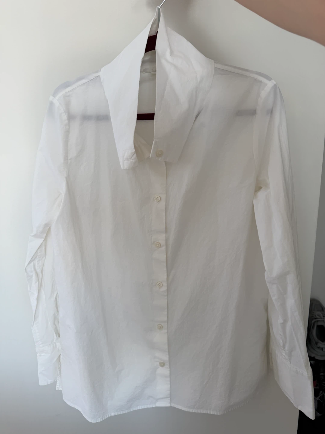 COS White Button-Down Shirt