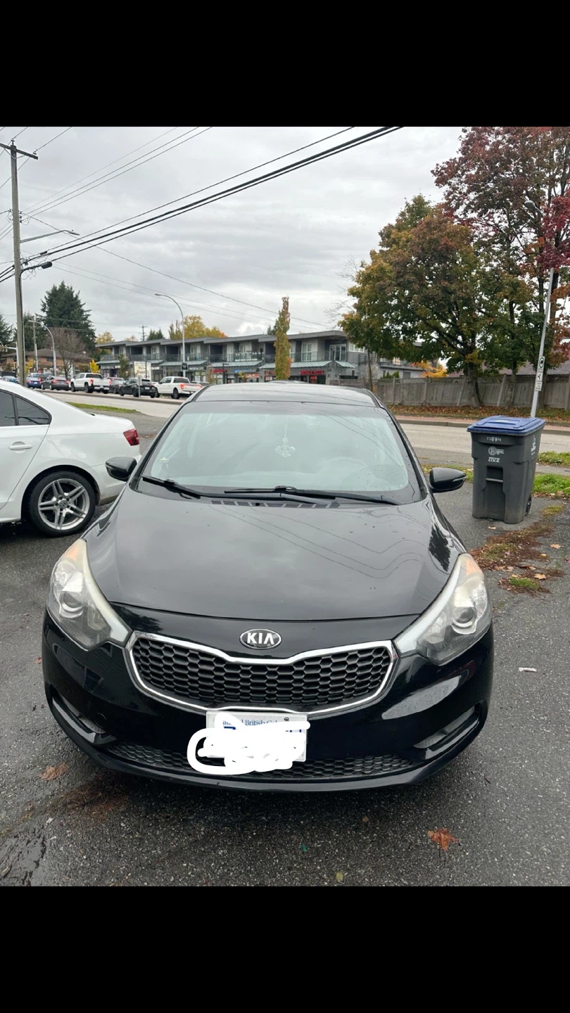 Black Kia Forte Sedan