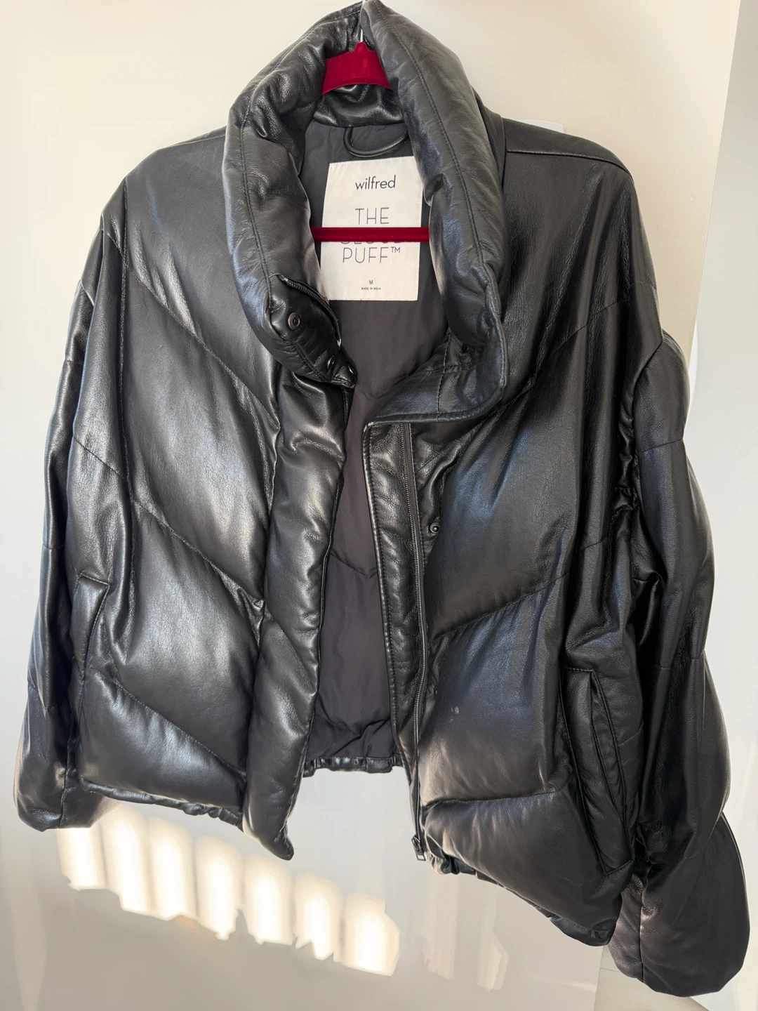 Wilfred The Leather Puff Jacket