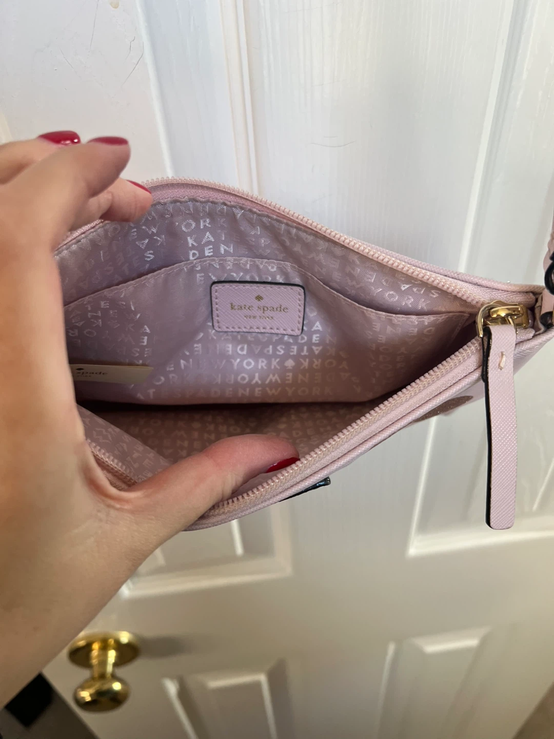 Kate Spade Pink Polka Dot Crossbody Bag - photo 4