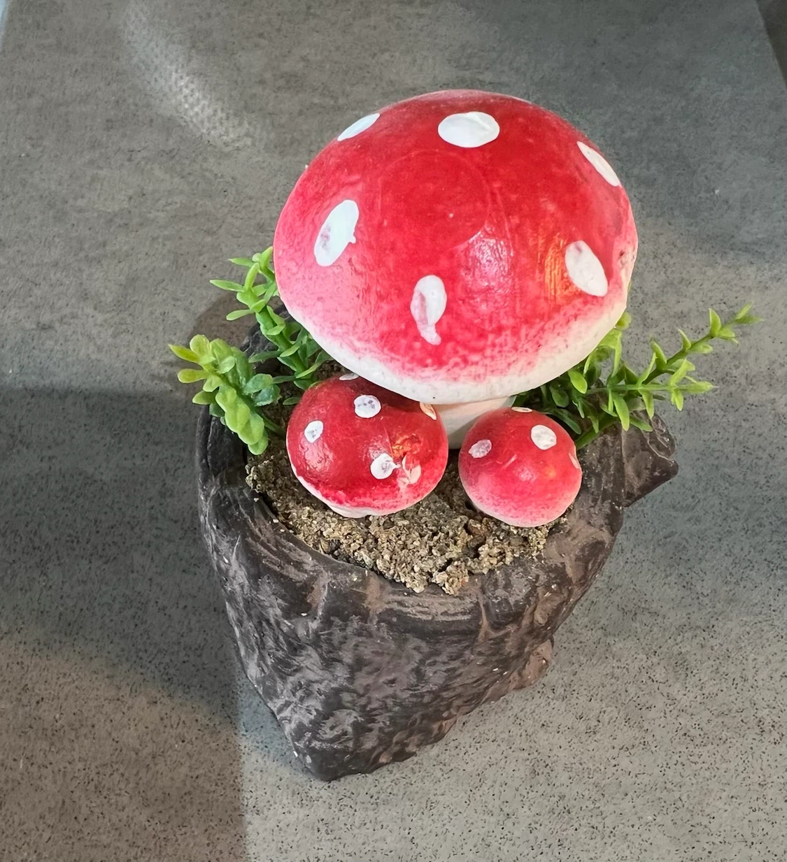 Mushroom Decor Statue
