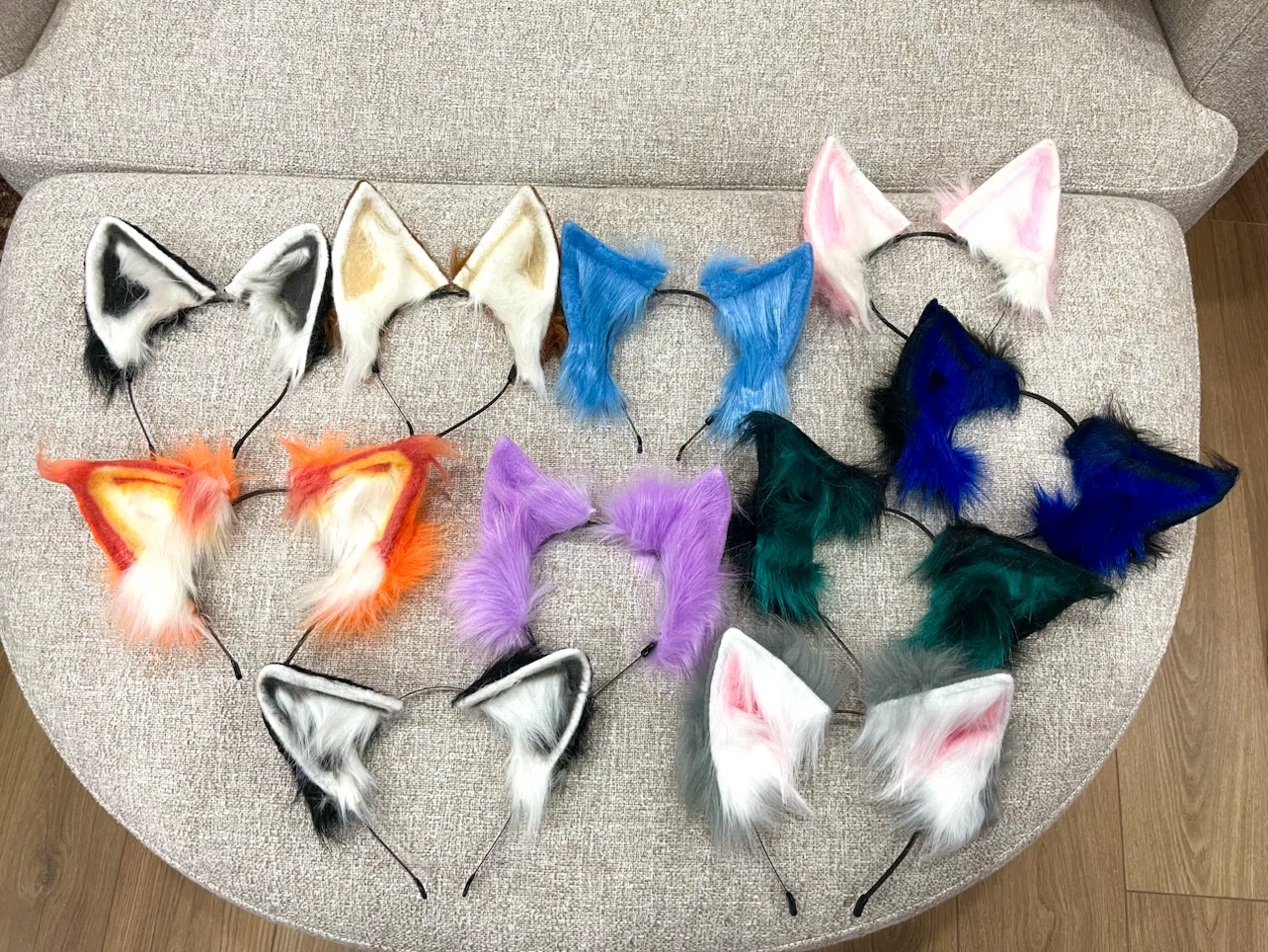 Animal Ear Headbands - cat fox wolf