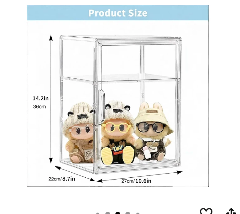 Clear Acrylic Display Case Cabinet - photo 2
