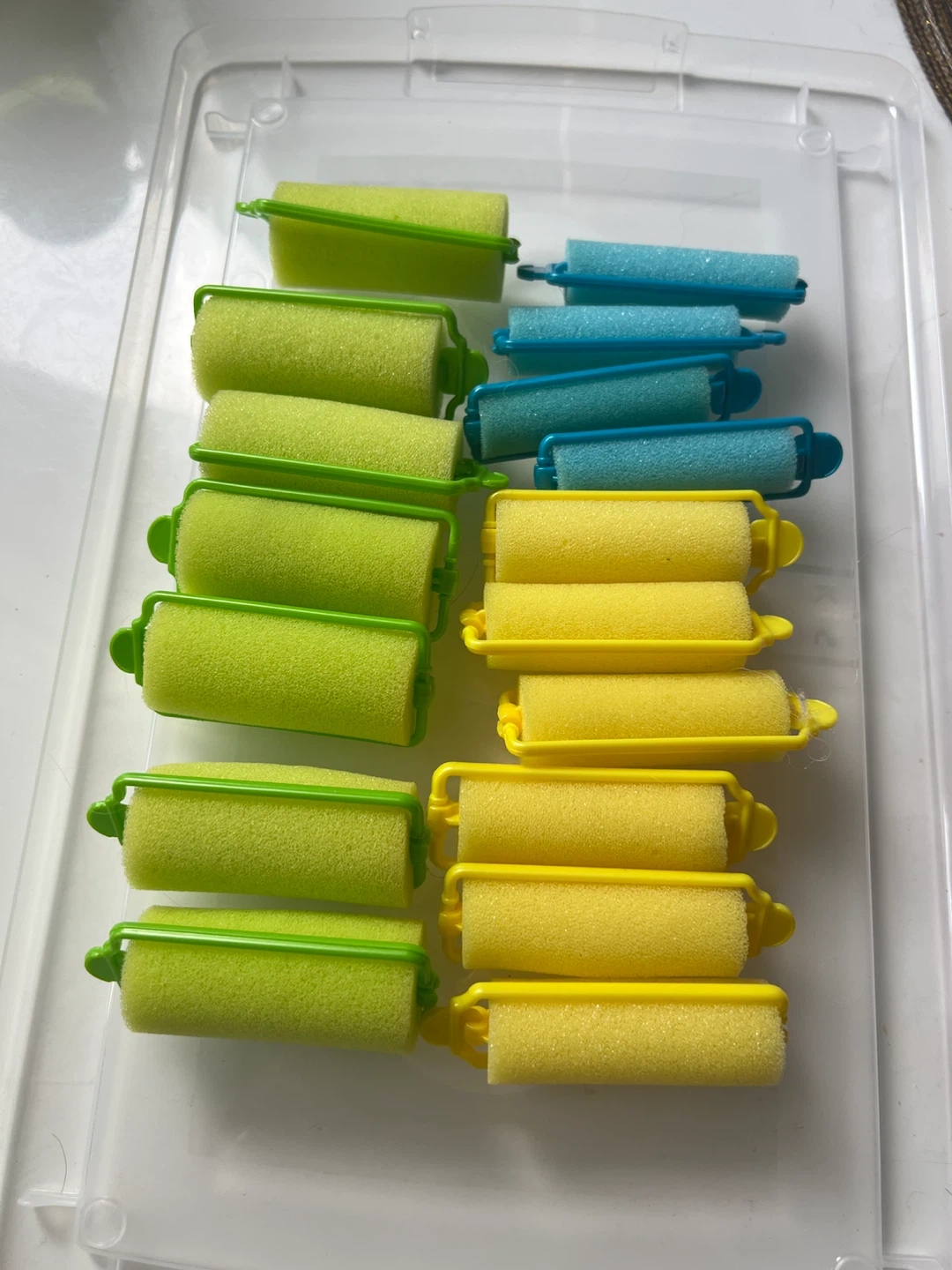 Set of 17 Foam Hair Rollers