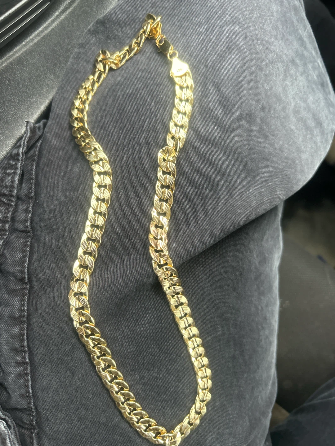 18K Gold Curb Link Chain