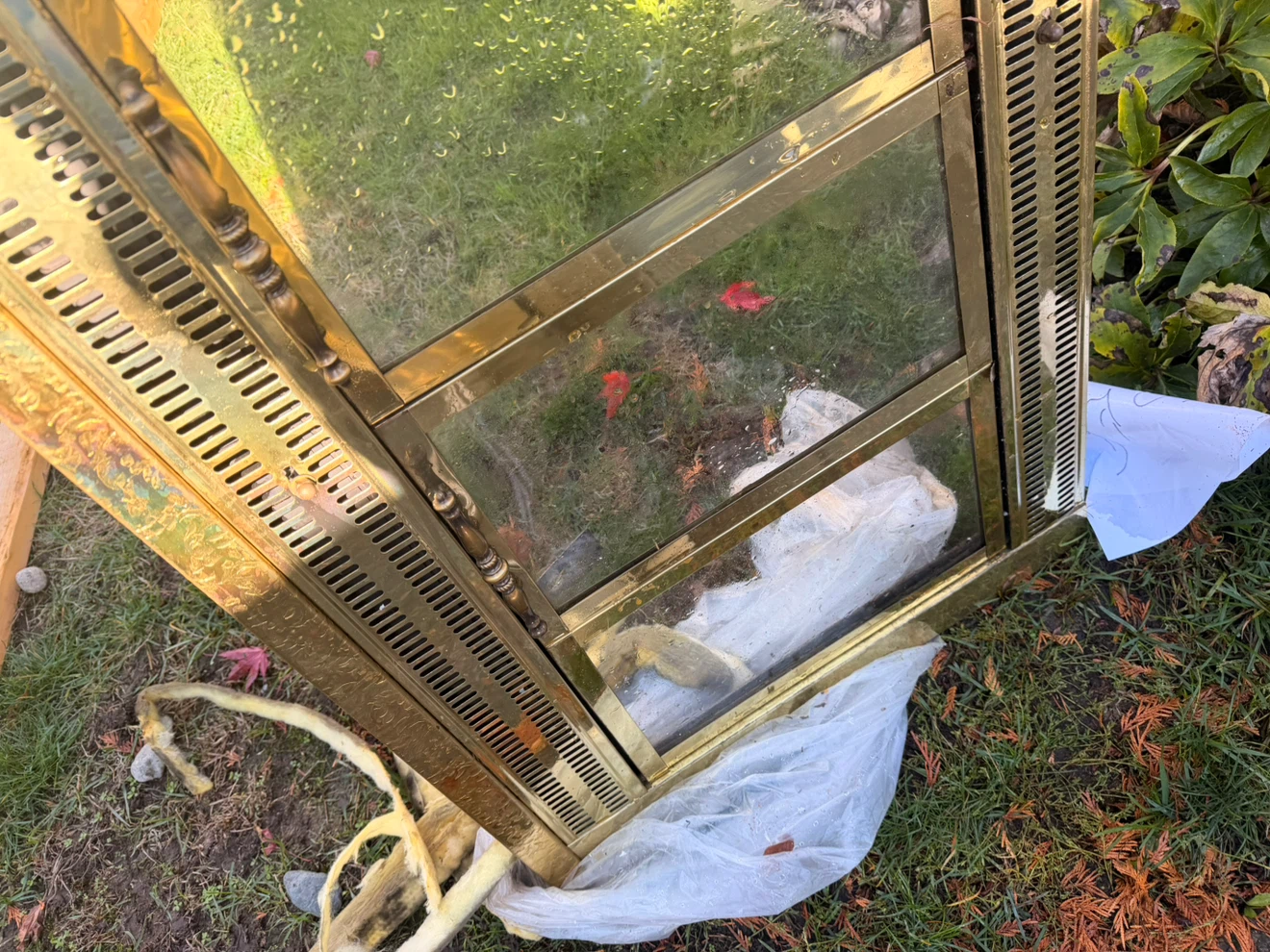 Brass Fireplace Glass Doors - photo 2