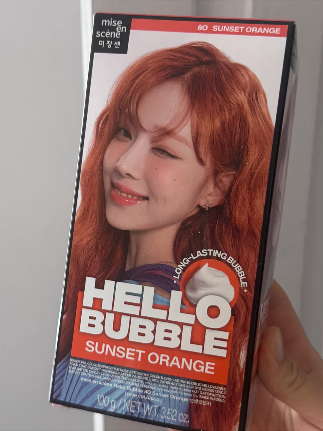 Mise en scene Hello Bubble Hair Dye - 80 Sunset Orange