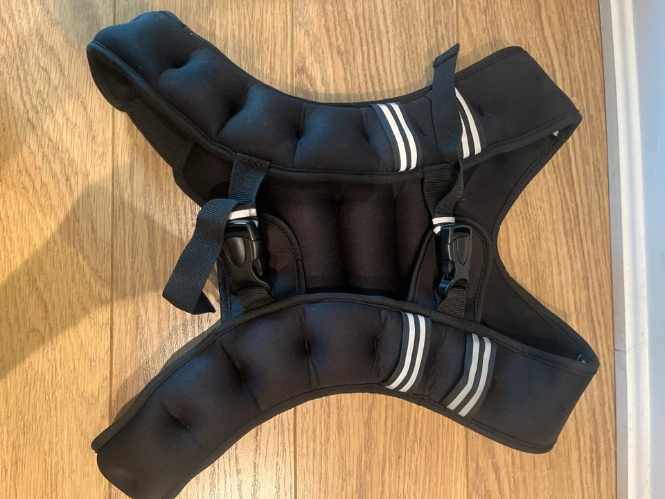 Black Weighted Fitness Vest