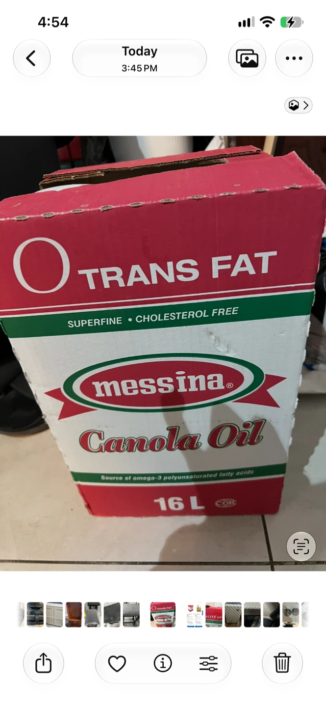 Messina Canola Oil 16L