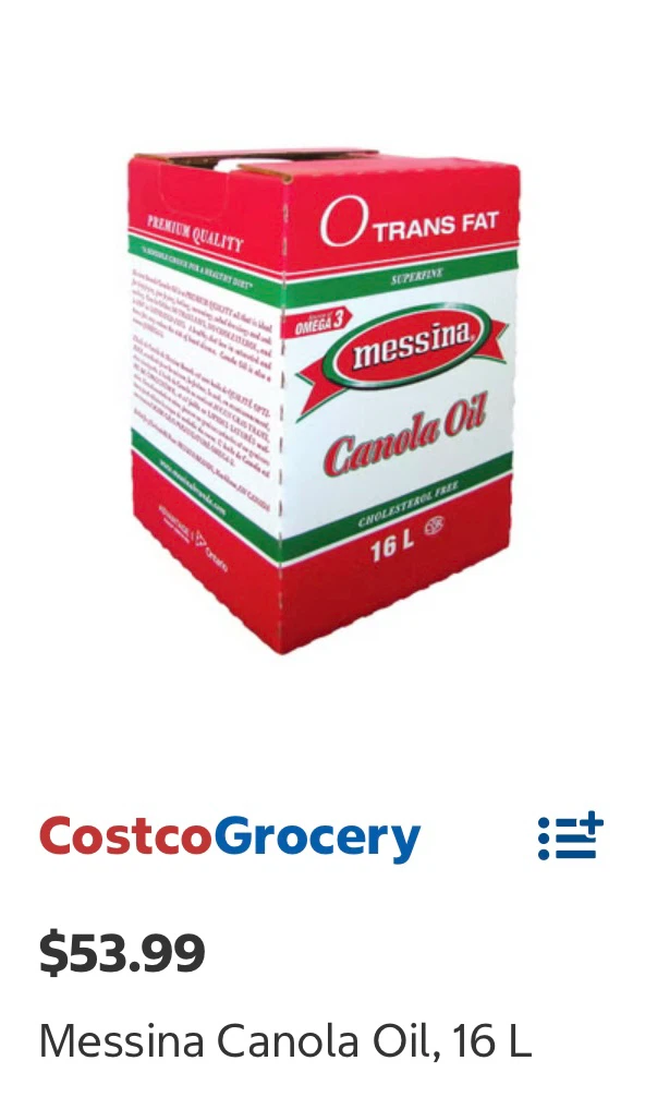 Messina Canola Oil 16L - photo 2