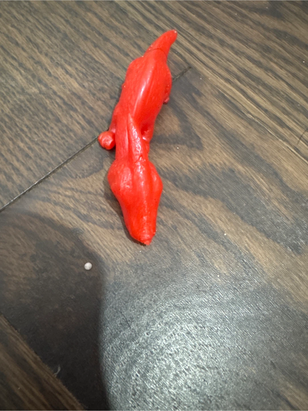 Small Red Plastic Dinosaur Toy