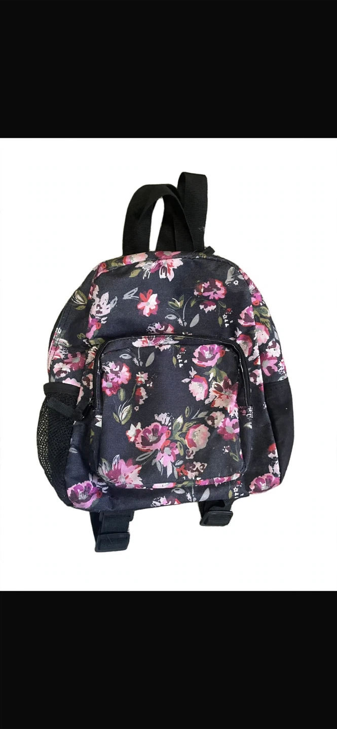 Floral pattern mini backpack - photo 2