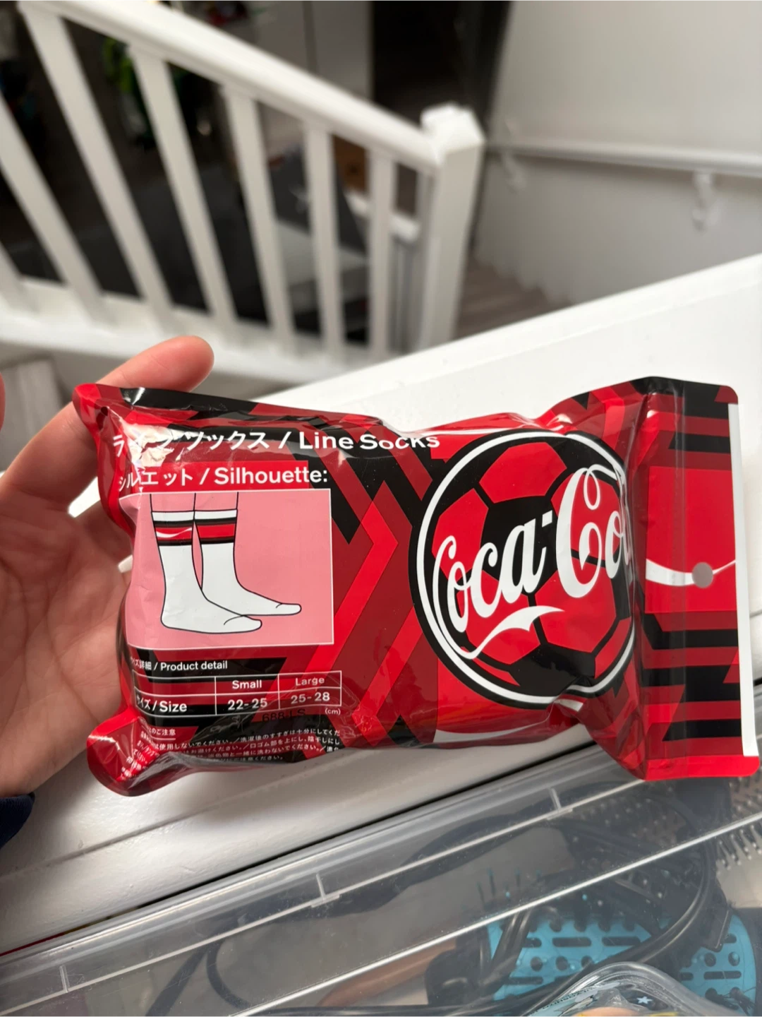 Family Mart x Coca-Cola Line Socks Large - photo 3