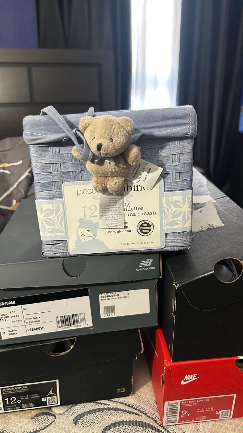 Baby washcloth basket
