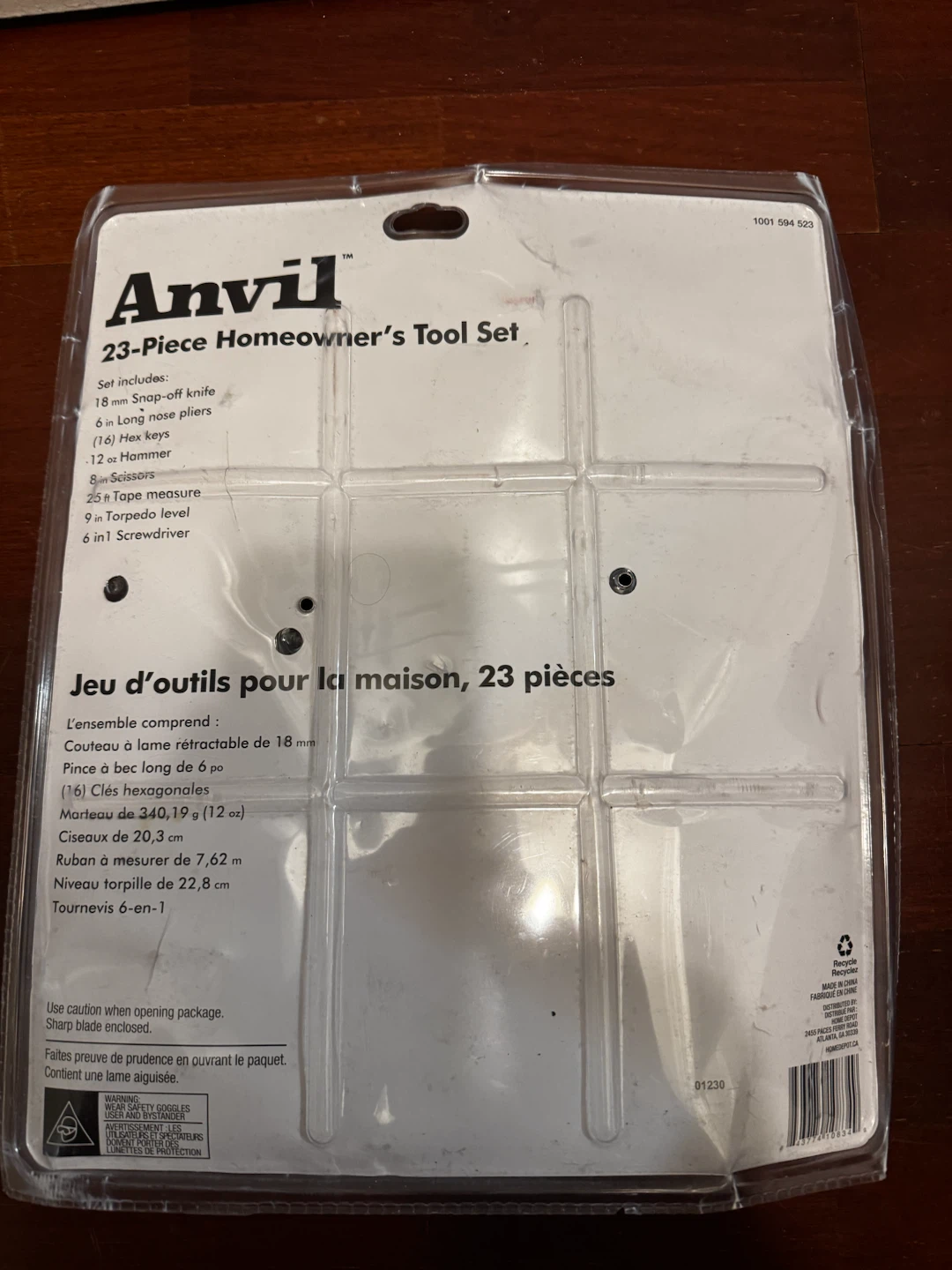 Anvil 23-Piece Homeowner's Tool Set - photo 2