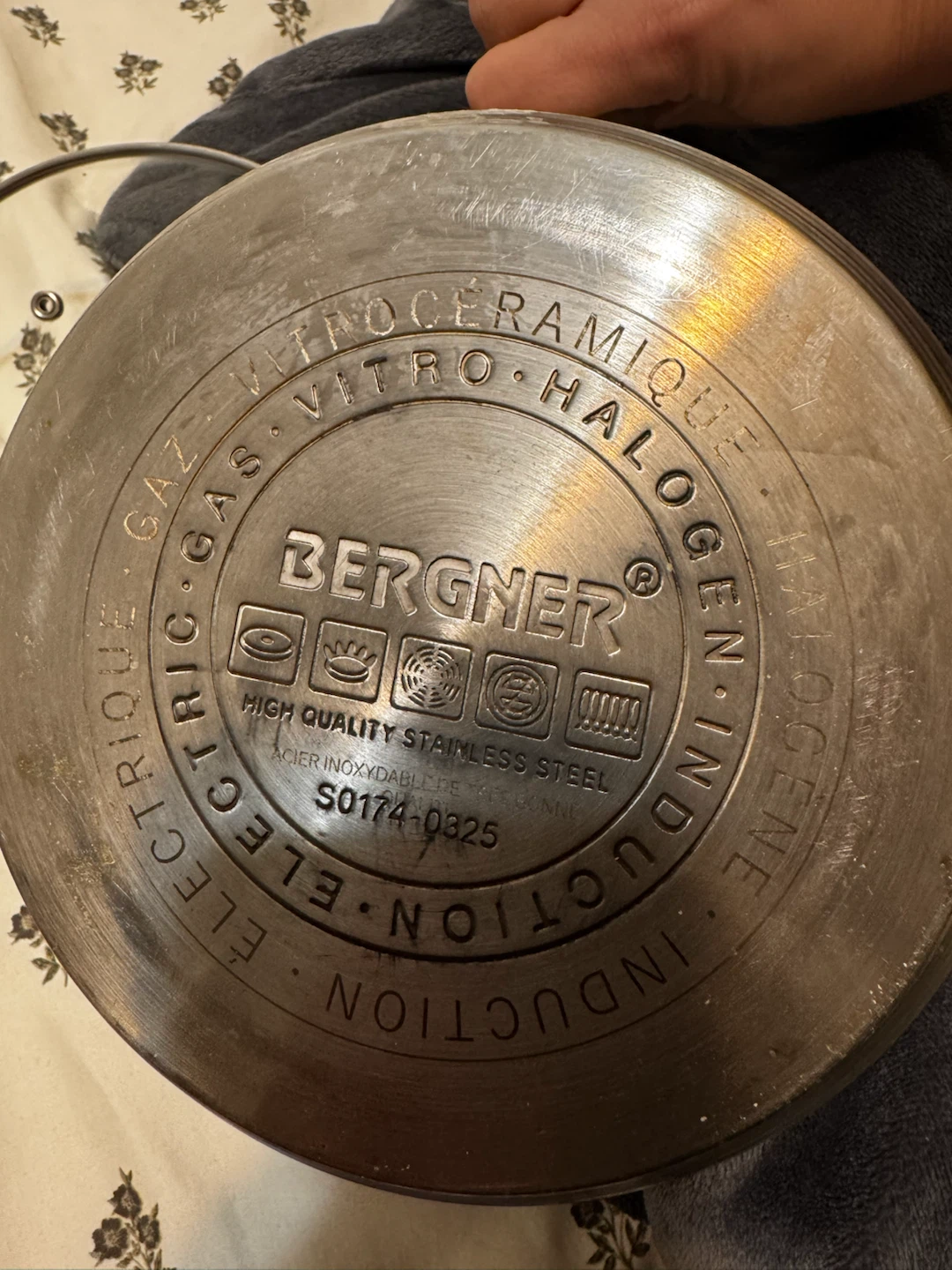 Bergner Stainless Steel Saucepan with Lid - photo 4