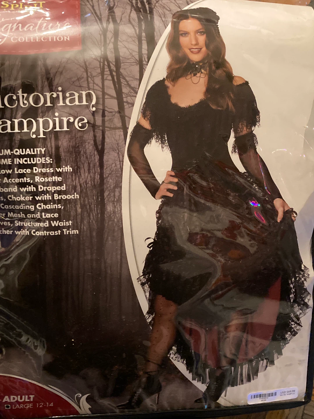 Spirit Signature Collection Victorian Vampire Costume
