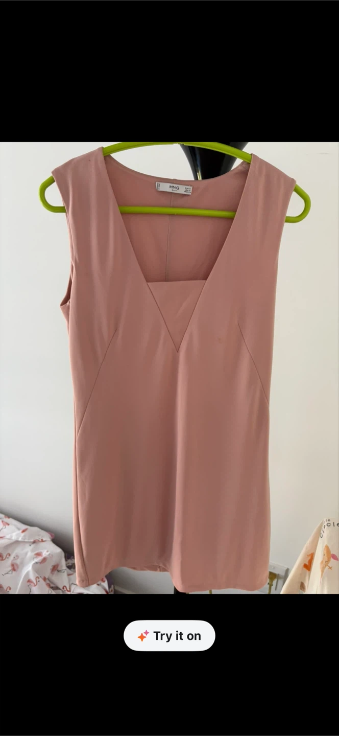 MNG Suit Sleeveless Top - Pink - Size Small