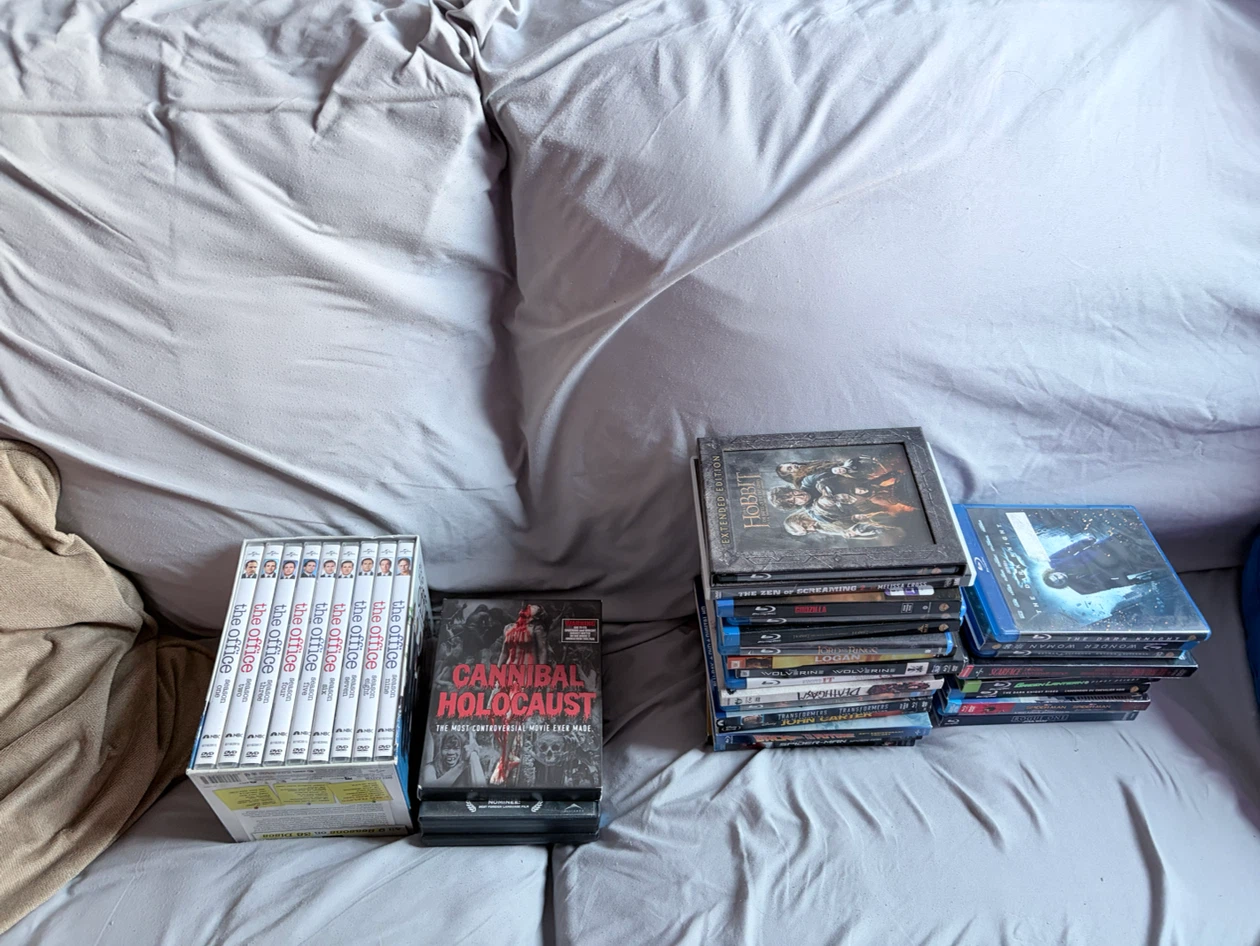 Large Collection of Blu-ray and DVD Movies and Series