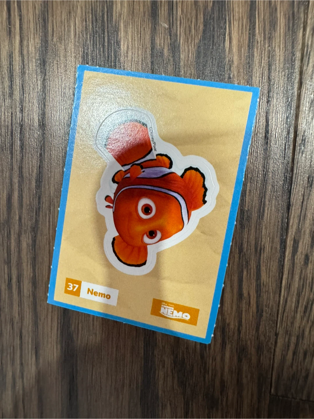 Finding Nemo Disney Pixar Sticker Card 37
