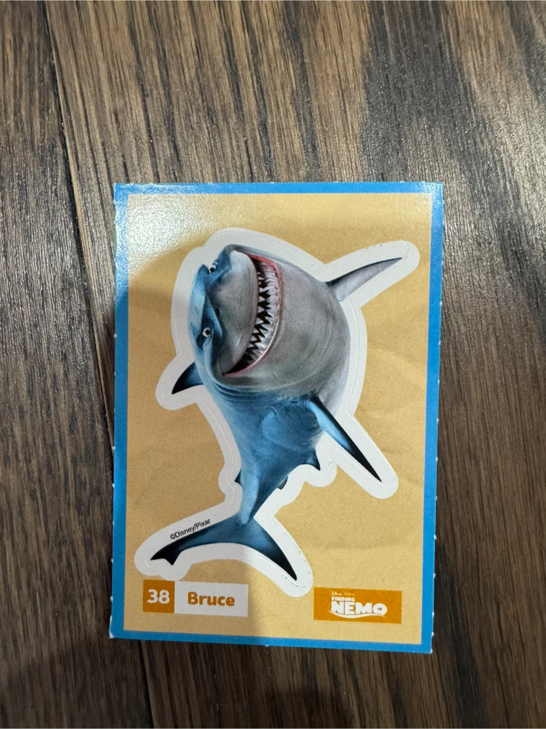 Finding Nemo Bruce Sticker Trading Card