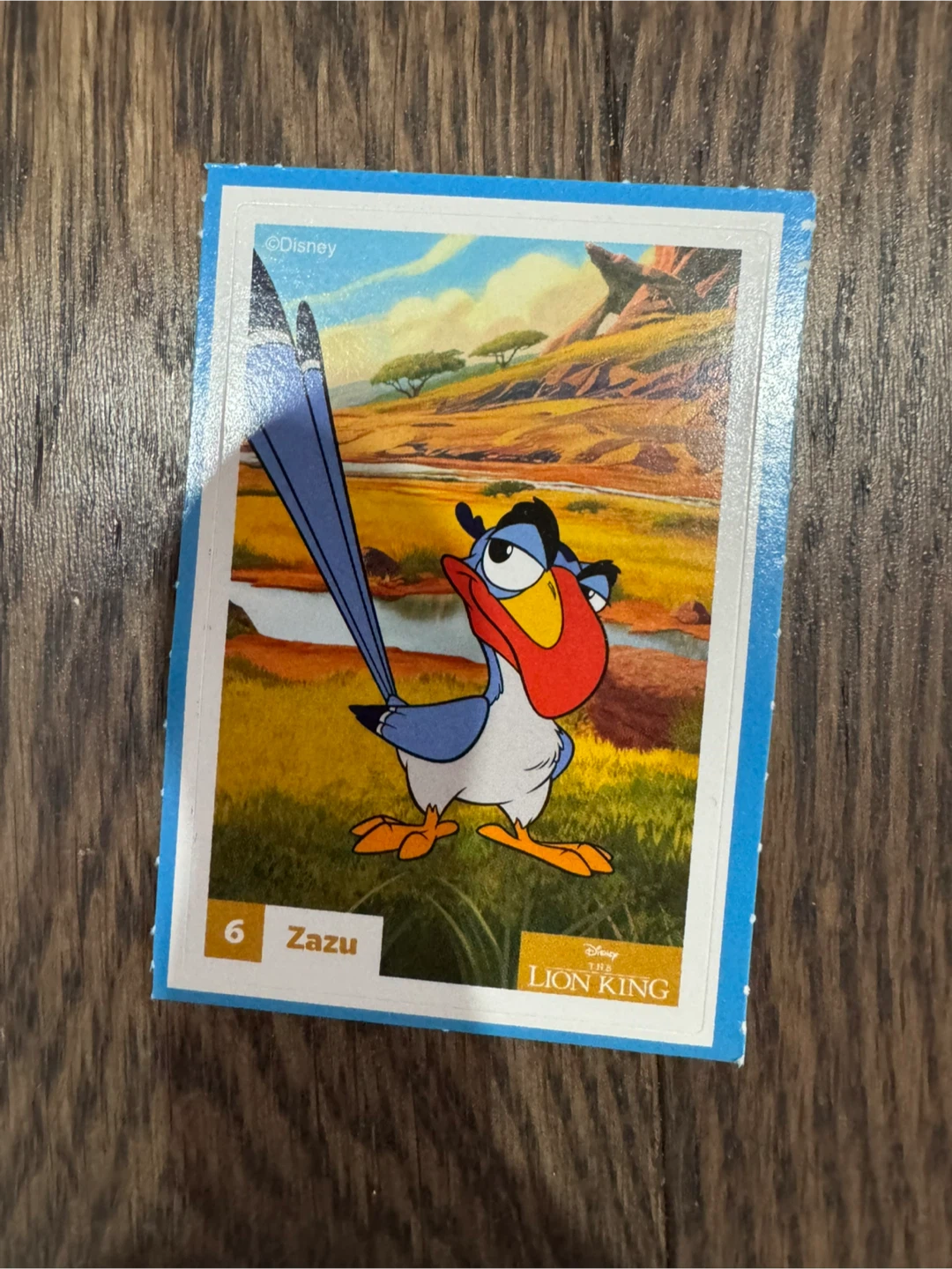 Disney The Lion King Zazu Trading Card #6