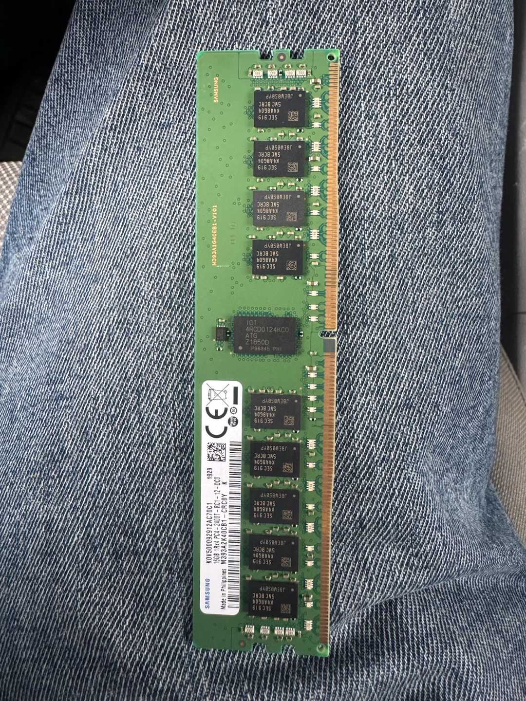 Samsung 16GB 1Rx4 PC4-2400T RAM
