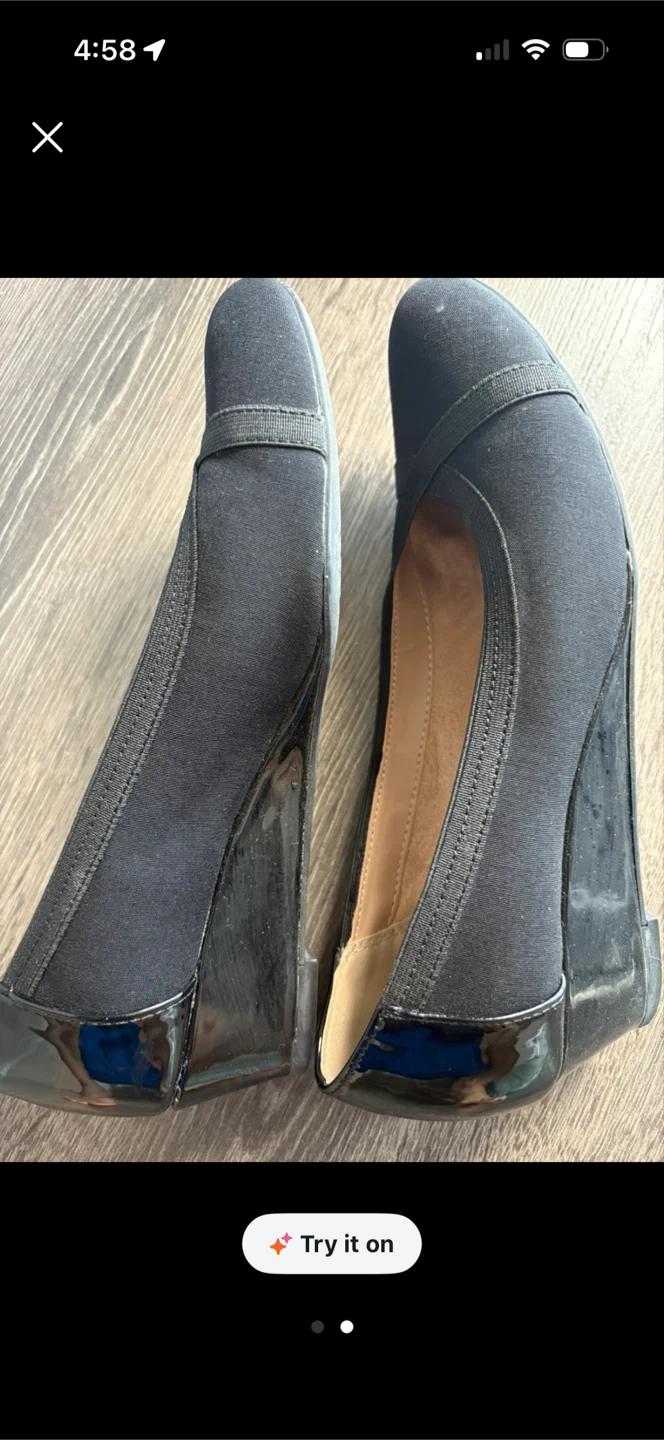 Kelly & Katie Black Wedge Shoes - photo 2