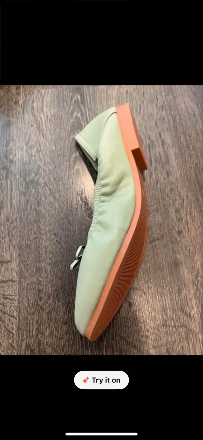 Everlane Ballet Flats GREEN - photo 2