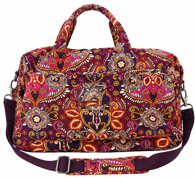 Vera Bradley Grand Traveler Bag - Safari Sunset