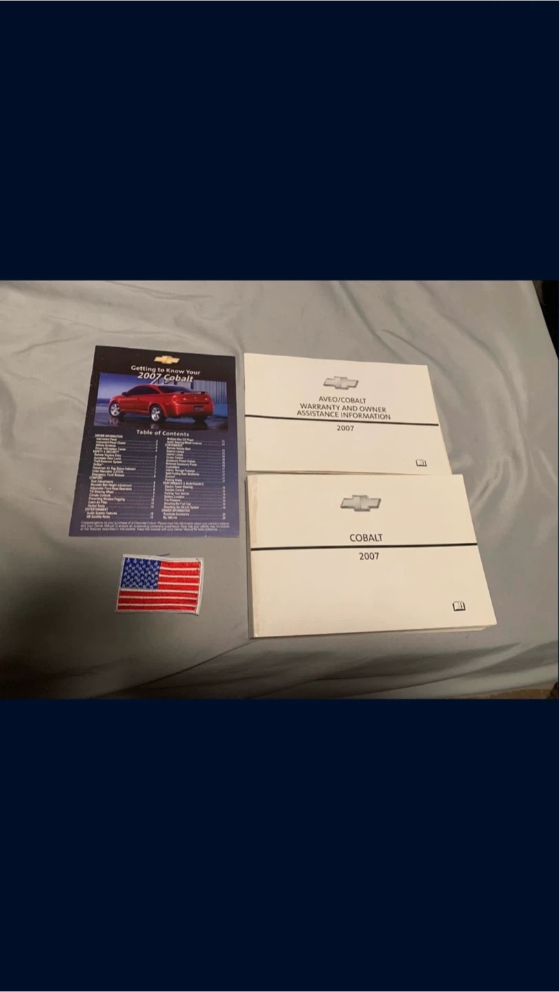 2007 Chevrolet Cobalt Owner Manual Set