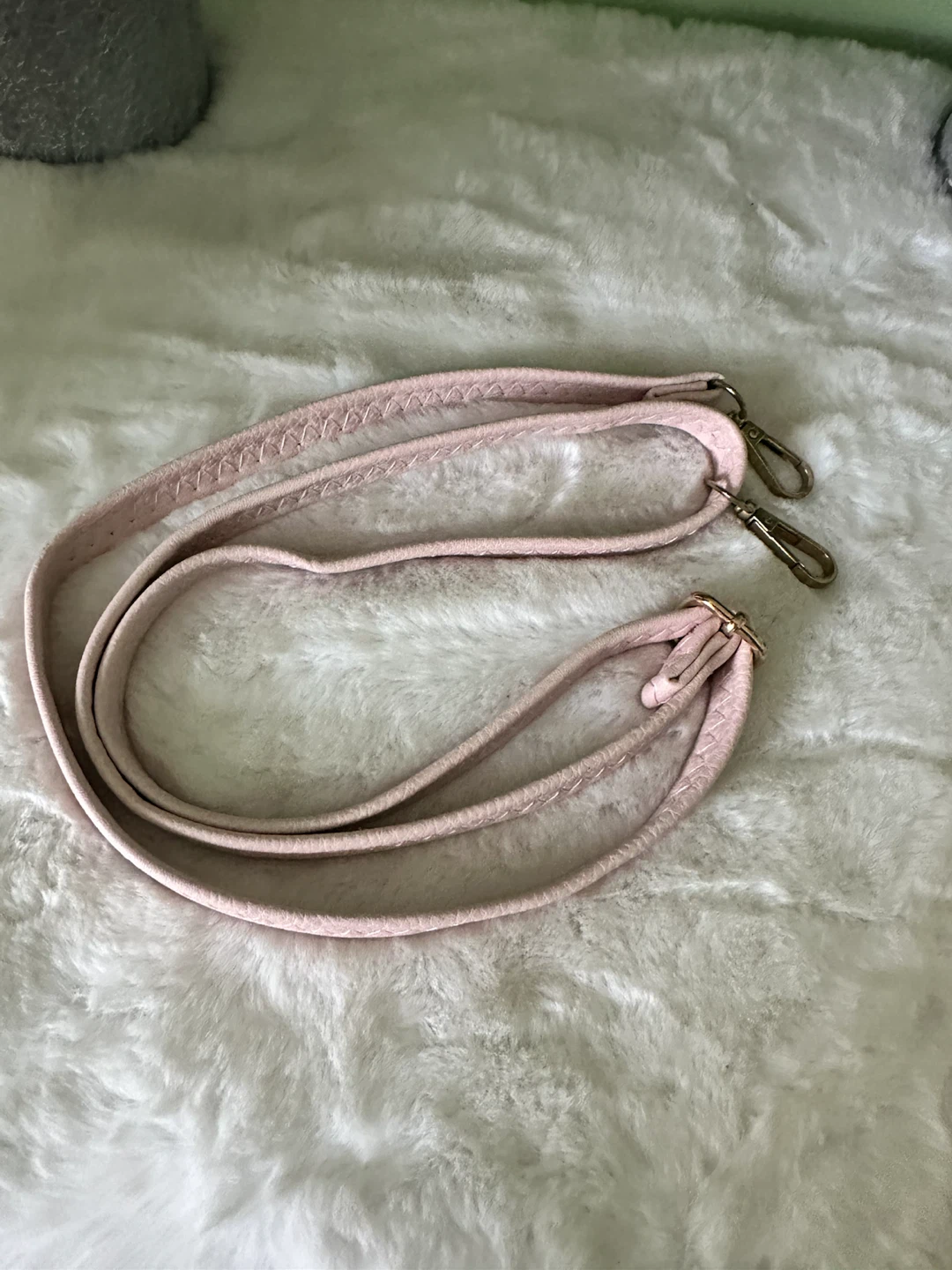 Pink Satchel Handbag with Detachable Strap - photo 4